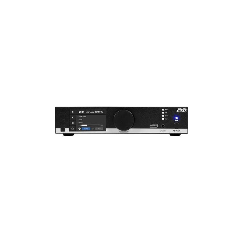 AUDAC MFA208 All-in-one audio solution - 2 x 40W @ 4 Ohm - 80W @ 70/100V